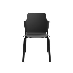 Sedia in plastica - nero inchiostro