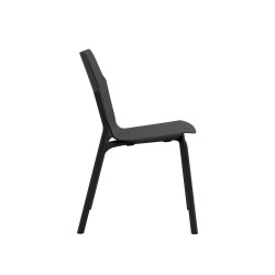 Sedia in plastica - nero inchiostro