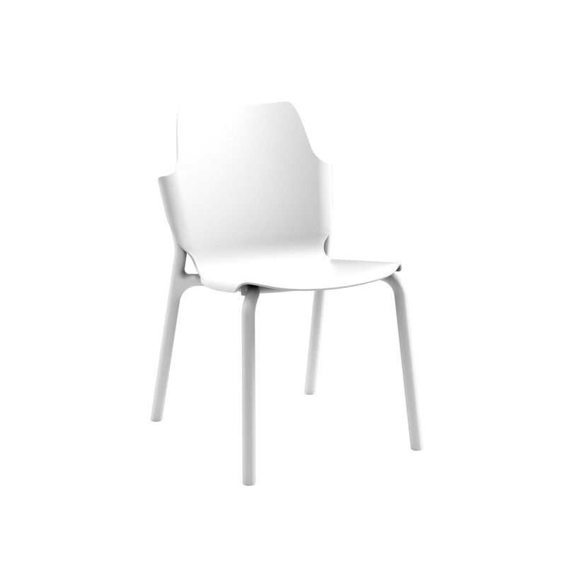 Sedia in plastica - Bianco Ghiaccio