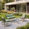 RE7310 - Set sofa verde (1 sofa + 2 poltrone + 1 tavolino)