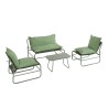 RE7310 - Set sofa verde (1 sofa + 2 poltrone + 1 tavolino)