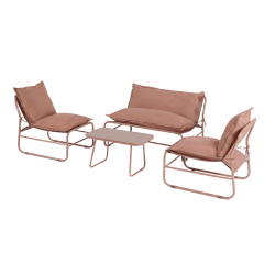 RE7312 - Set sofa mocha (1 sofa + 2 poltrone + 1 tavolino)
