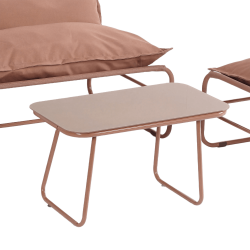 RE7312 - Set sofa mocha (1 sofa + 2 poltrone + 1 tavolino)
