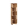 Bibliothèque 6 Étagères Mobili Rebecca Aven 175x38,5x37,5 cm MDF Bois Clair