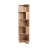 Bibliothèque 6 Étagères Mobili Rebecca Aven 175x38,5x37,5 cm MDF Bois Clair