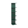 Bibliothèque 6 Étagères Mobili Rebecca Neral 120x25x16,5 cm MDF Vert