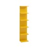 Bibliothèque 6 Étagères Mobili Rebecca Lumen 120x25x16,5 cm MDF Jaune