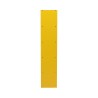 Bibliothèque 6 Étagères Mobili Rebecca Lumen 120x25x16,5 cm MDF Jaune