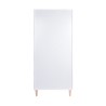 Armario Infantil Mobili Rebecca Avelia 175x80x50 cm MDF Pino Blanco Violeta