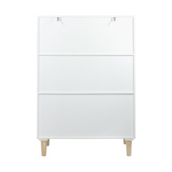 Armário Infantil Mobili Rebecca Lylia 115x80x30 cm MDF Pinho Branco Roxo