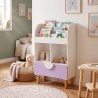 Bibliothèque pour Enfants Mobili Rebecca Mirea 95x60x30 cm MDF Pin Blanc Violet
