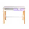 Escritorio Infantil Mobili Rebecca Veluna 60x80x45 cm MDF Pino Blanco Violeta