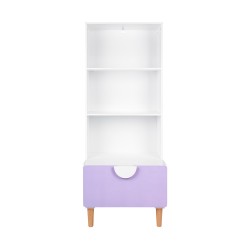 Bibliothèque pour Enfants Mobili Rebecca Melia 143x60x48 cm MDF Pin Blanc Violet
