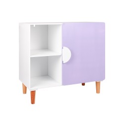 Armários Infantis Mobili Rebecca Virea 77x80x40 cm MDF Pinho Branco Roxo