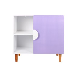 Armários Infantis Mobili Rebecca Virea 77x80x40 cm MDF Pinho Branco Roxo
