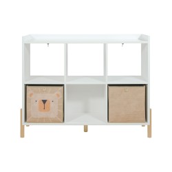 Armário Infantil Mobili Rebecca Timo 78x98,5x30 cm MDF Pinho Branco