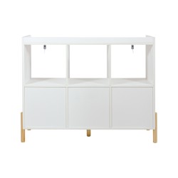Armário Infantil Mobili Rebecca Timo 78x98,5x30 cm MDF Pinho Branco