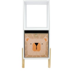 Armário Infantil Mobili Rebecca Nilo 140x33x30 cm MDF Pinho Branco