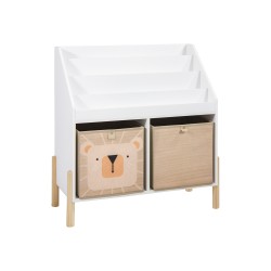 Boekenkast voor Kinderen Mobili Rebecca Milo 70x65,5x30 cm MDF Grenen Wit