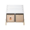 Boekenkast voor Kinderen Mobili Rebecca Milo 70x65,5x30 cm MDF Grenen Wit
