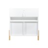Boekenkast voor Kinderen Mobili Rebecca Milo 70x65,5x30 cm MDF Grenen Wit