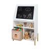Armário Infantil com Quadro de Giz Mobili Rebecca Elio 105x65,5x30 cm MDF Pinho Branco