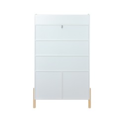 Armário Infantil com Quadro de Giz Mobili Rebecca Elio 105x65,5x30 cm MDF Pinho Branco