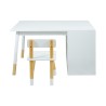 Kindertafel en Stoelen Mobili Rebecca Lino 53x90x60 cm MDF Grenen Wit