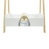 Cabide Infantil Mobili Rebecca Nuki 120x60x35 cm MDF Pinho Branco