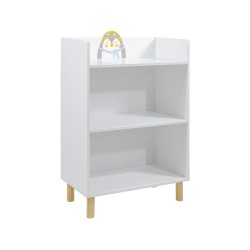 Bibliothèque pour Enfants Mobili Rebecca Kimo 86x55x30 cm MDF Pin Blanc