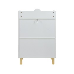 Bibliothèque pour Enfants Mobili Rebecca Kimo 86x55x30 cm MDF Pin Blanc