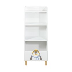 Bibliothèque pour Enfants Mobili Rebecca Nanu 118x47x30 cm MDF Pin Blanc
