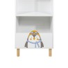 Bibliothèque pour Enfants Mobili Rebecca Nanu 118x47x30 cm MDF Pin Blanc
