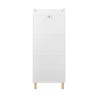 Bibliothèque pour Enfants Mobili Rebecca Nanu 118x47x30 cm MDF Pin Blanc