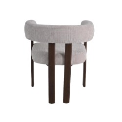 2er-Set Wohnzimmerstühle Mobili Rebecca Mirea 72,5x66,5x59,5 cm Polyester Stahl Beige