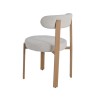 2er-Set Wohnzimmerstühle Mobili Rebecca Eidan 80x51x55 cm Polyester Stahl Beige