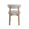 2er-Set Wohnzimmerstühle Mobili Rebecca Eidan 80x51x55 cm Polyester Stahl Beige